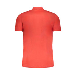 GIAN MARCO VENTURI MEN&39S RED SHORT SLEEVED POLO SHIRT