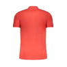 GIAN MARCO VENTURI MEN&39S RED SHORT SLEEVED POLO SHIRT