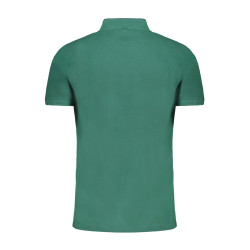 GIAN MARCO VENTURI GREEN MEN&39S SHORT SLEEVED POLO SHIRT