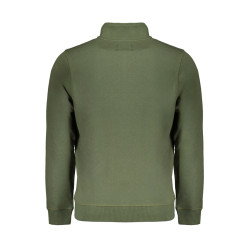 GIAN MARCO VENTURI MEN&39S GREEN ZIP SWEATSHIRT