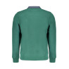 GIAN MARCO VENTURI MEN&39S GREEN ZIP SWEATSHIRT