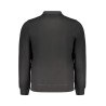 GIAN MARCO VENTURI MEN&39S BLACK ZIP SWEATSHIRT