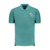 GIAN MARCO VENTURI GREEN MEN&39S SHORT SLEEVED POLO SHIRT