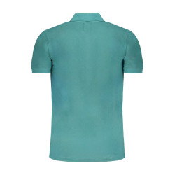 GIAN MARCO VENTURI GREEN MEN&39S SHORT SLEEVED POLO SHIRT