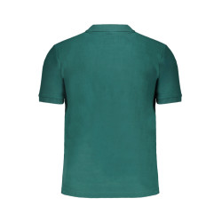 GIAN MARCO VENTURI GREEN MEN&39S SHORT SLEEVED POLO SHIRT