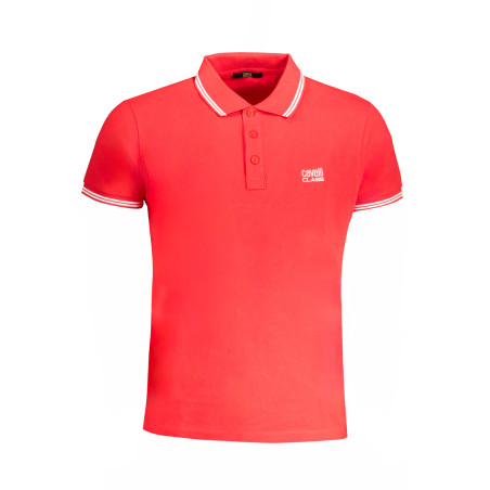 CAVALLI CLASS MEN&39S SHORT SLEEVED POLO SHIRT RED