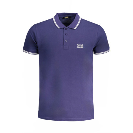 CAVALLI CLASS MEN&39S SHORT SLEEVED POLO SHIRT BLUE