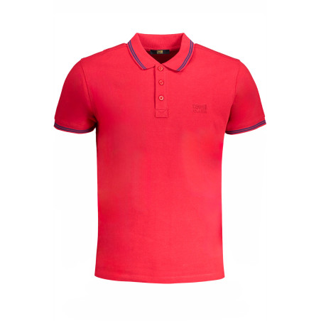 CAVALLI CLASS MEN&39S SHORT SLEEVED POLO SHIRT RED