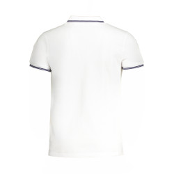 CAVALLI CLASS MEN&39S WHITE SHORT SLEEVED POLO SHIRT