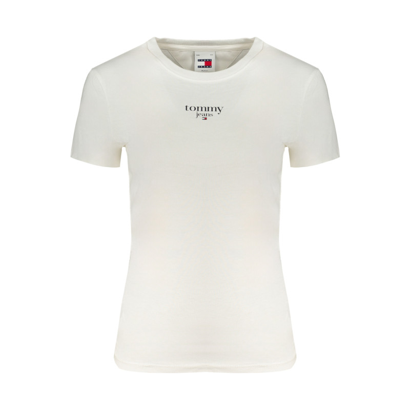 TOMMY HILFIGER T-SHIRT MANICHE CORTE DONNA BIANCO