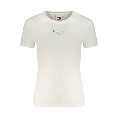 TOMMY HILFIGER T-SHIRT MANICHE CORTE DONNA BIANCO