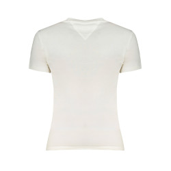 TOMMY HILFIGER T-SHIRT MANICHE CORTE DONNA BIANCO