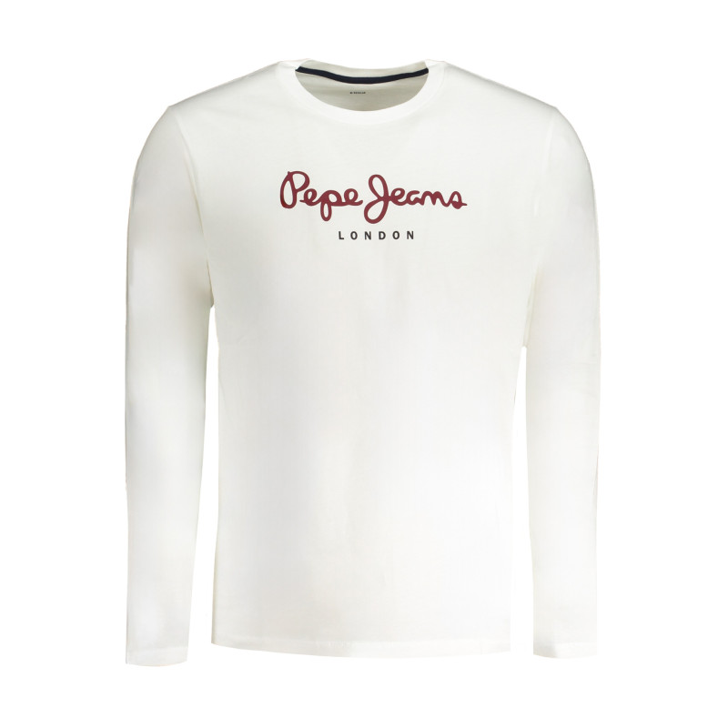 PEPE JEANS MEN&39S SHORT SLEEVED T-SHIRT WHITE