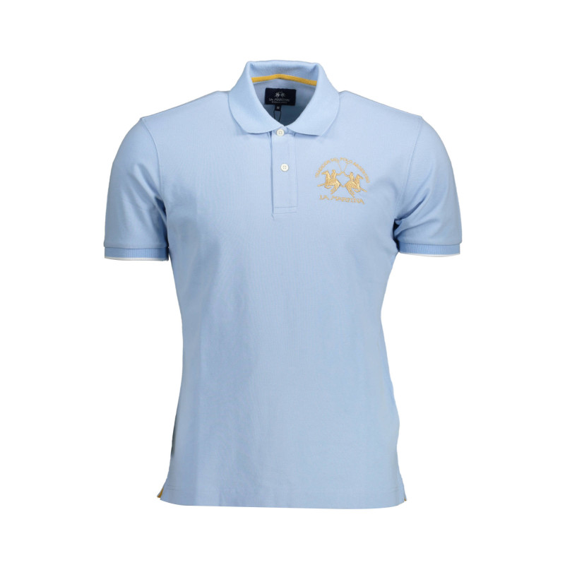 LA MARTINA POLO SHORT SLEEVE MAN LIGHT BLUE