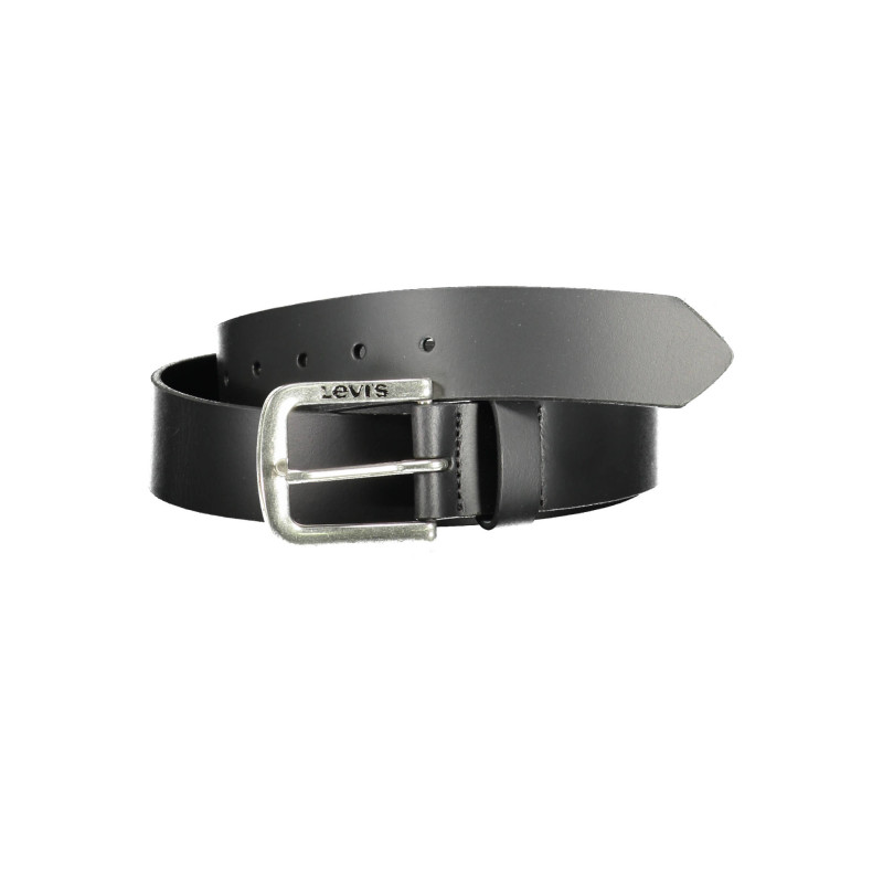 LEVI&39S BLACK MEN&39S LEATHER BELT