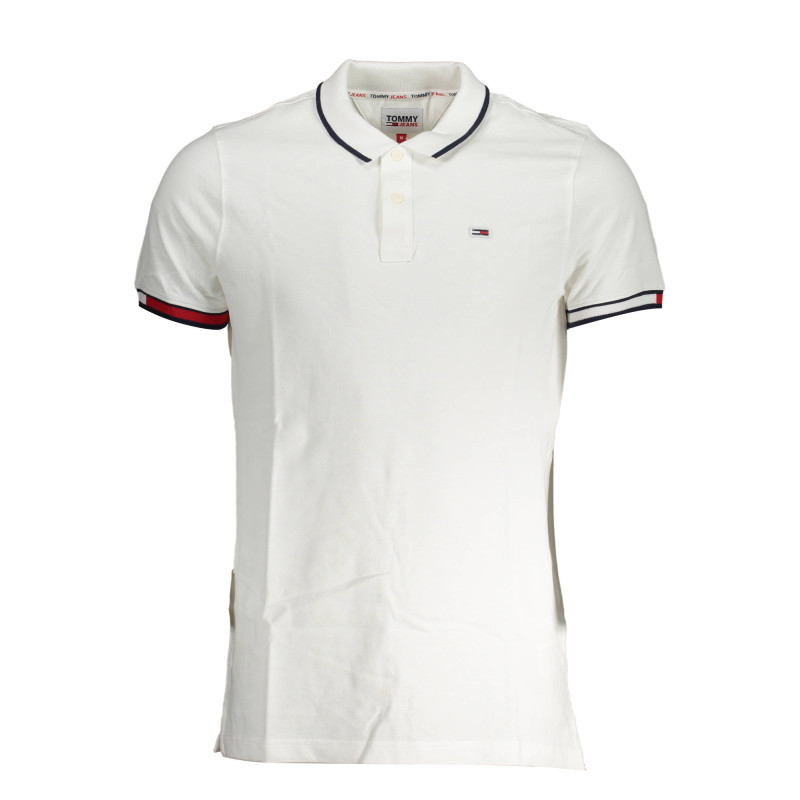 TOMMY HILFIGER POLO SHORT SLEEVE MAN WHITE