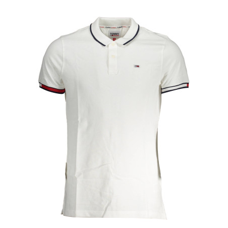 TOMMY HILFIGER POLO MANICHE CORTE UOMO BIANCO