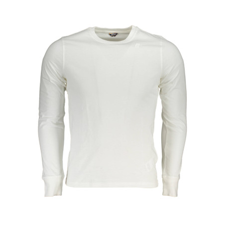 K-WAY T-SHIRT LONG SLEEVE MAN WHITE