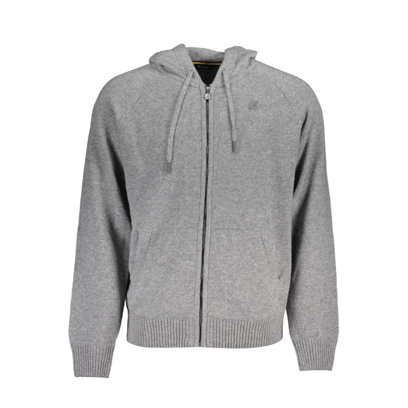 K-WAY CARDIGAN MAN GRAY