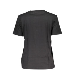 CALVIN KLEIN T-SHIRT MANICHE CORTE DONNA NERO