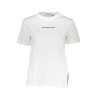 CALVIN KLEIN T-SHIRT MANICHE CORTE DONNA BIANCO