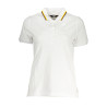 K-WAY POLO MANICHE CORTE DONNA BIANCO