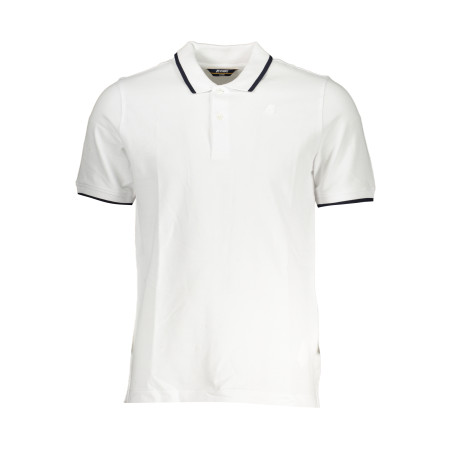 K-WAY MEN&39S WHITE SHORT SLEEVED POLO SHIRT