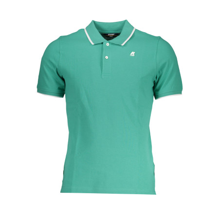 K-WAY POLO MANICHE CORTE UOMO VERDE