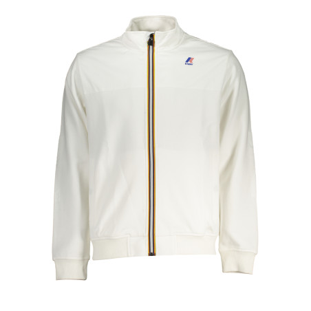 K-WAY MEN&39S WHITE ZIP SWEATSHIRT