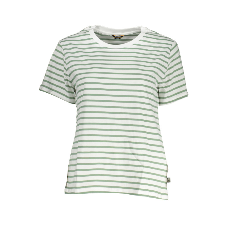 K-WAY T-SHIRT MANICHE CORTE DONNA BIANCO