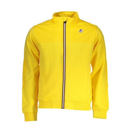 K-WAY FELPA CON ZIP UOMO GIALLO