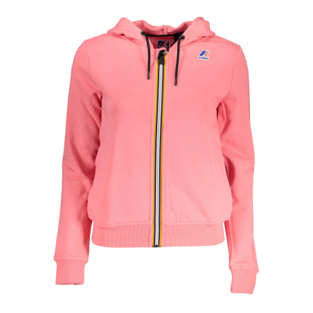 K-WAY FELPA CON ZIP DONNA ROSA