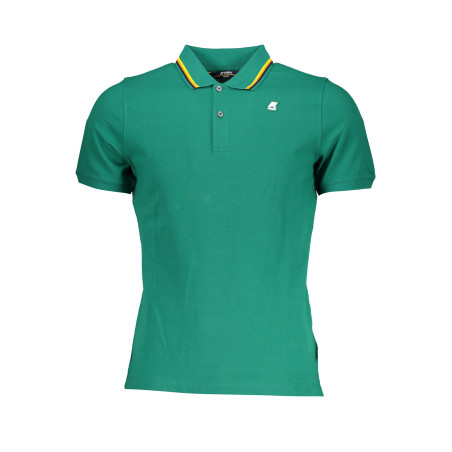 K-WAY GREEN MEN&39S SHORT-SLEEVED POLO SHIRT