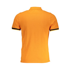 K-WAY MEN&39S ORANGE SHORT-SLEEVED POLO SHIRT