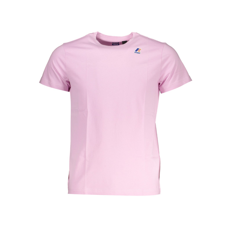 K-WAY T-SHIRT MANICHE CORTE UOMO ROSA