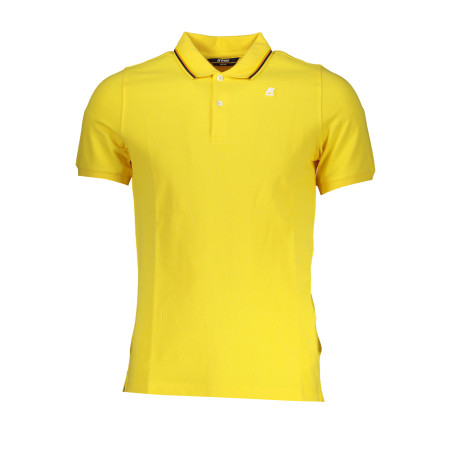 K-WAY POLO MANICHE CORTE UOMO GIALLO