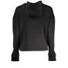 K-WAY FELPA CON ZIP DONNA NERO