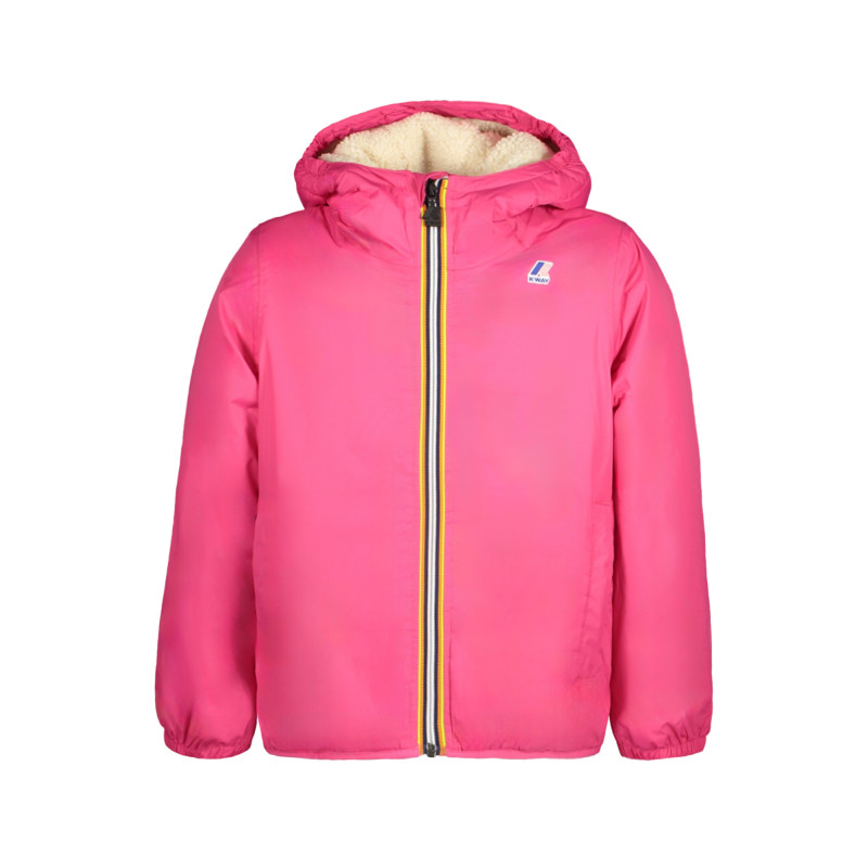 K-WAY PINK JACKET FOR GIRLS