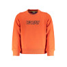 K-WAY ORANGE ZIPLESS SWEATSHIRT FOR CHILDREN