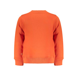 K-WAY ORANGE ZIPLESS SWEATSHIRT FOR CHILDREN