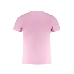 K-WAY T-SHIRT MANICHE CORTE BAMBINA ROSA