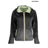 K-WAY FELPA CON ZIP DONNA NERO