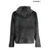 K-WAY FELPA CON ZIP DONNA NERO