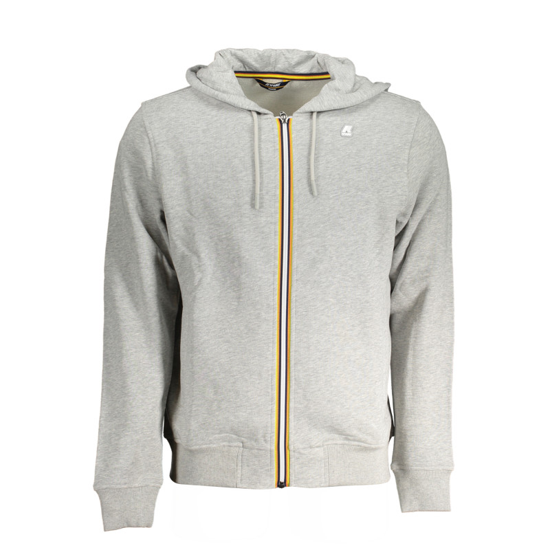 K-WAY GRAY MEN&39S ZIP SWEATSHIRT