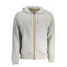 K-WAY FELPA CON ZIP UOMO GRIGIO