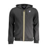 K-WAY MEN&39S BLACK ZIP SWEATSHIRT