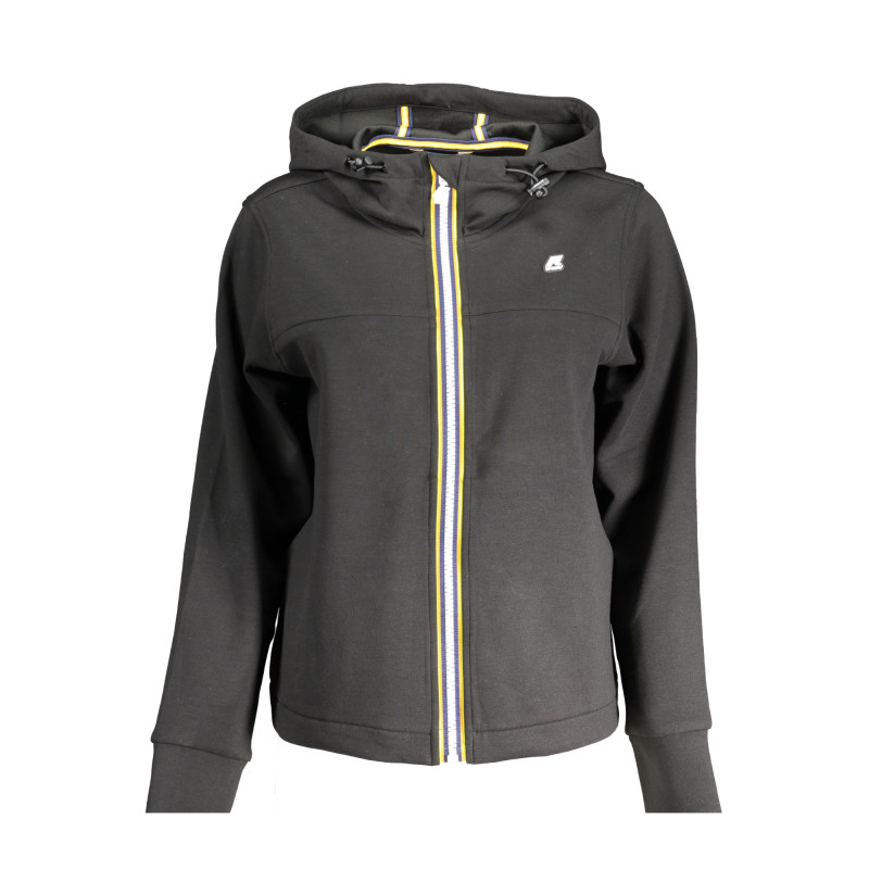 K-WAY WOMEN&39S ZIP SWEATSHIRT BLACK