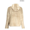 K-WAY FELPA CON ZIP DONNA BEIGE