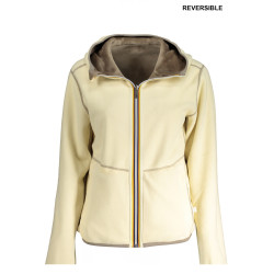 K-WAY FELPA CON ZIP DONNA BEIGE