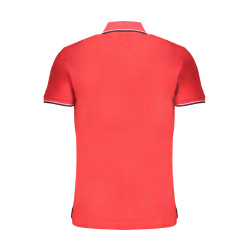 GIAN MARCO VENTURI MEN&39S RED SHORT SLEEVED POLO SHIRT